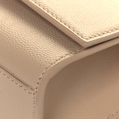Saint Laurent Grain De Poudre Medium Monogram Kate Satchel Nude Powder 9 of 13