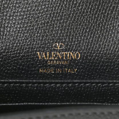 Valentino Garavani Calfskin Vlogo Phone Pouch Black 6 of 12