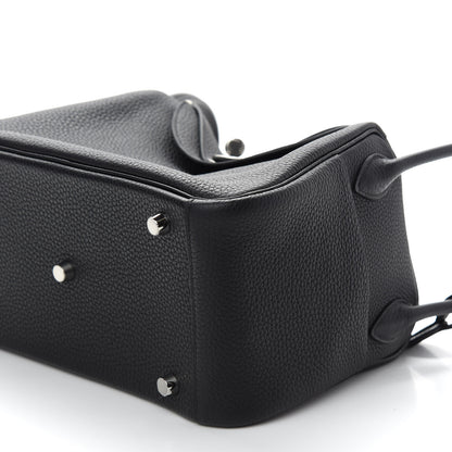 Hermes Taurillon Clemence Lindy 26 Black 8 of 8