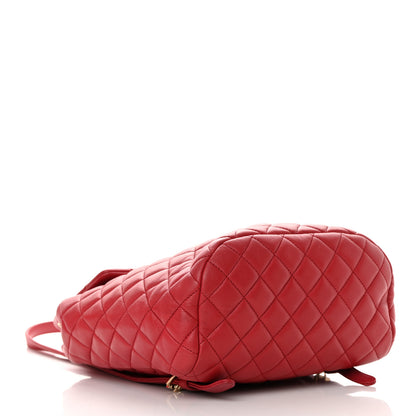 Chanel Lambskin Quilted Small Urban Spirit Backpack Red 3 of 17