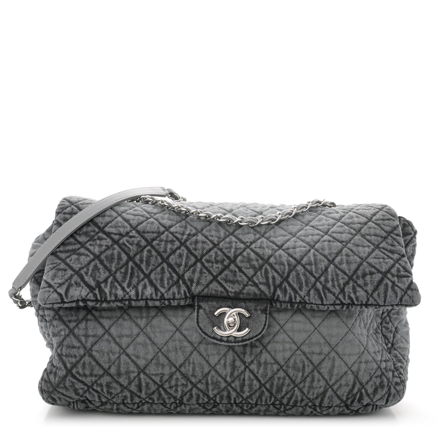 Denim Quilted Denimpression XXL Flap Grey Black