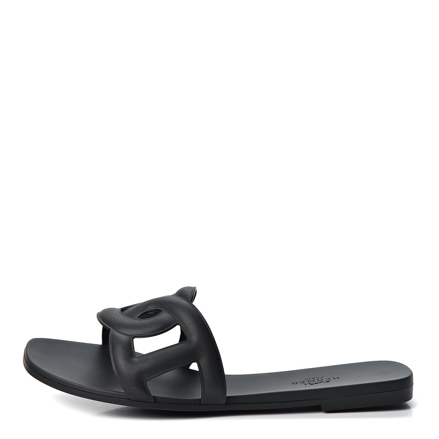 Rubber Aloha Sandals 37 Black