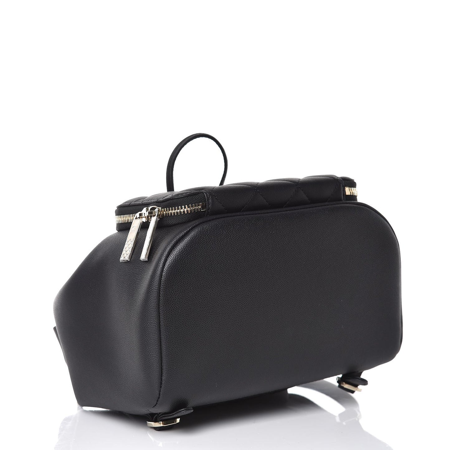 Caviar Quilted Business Affinity Backpack Black