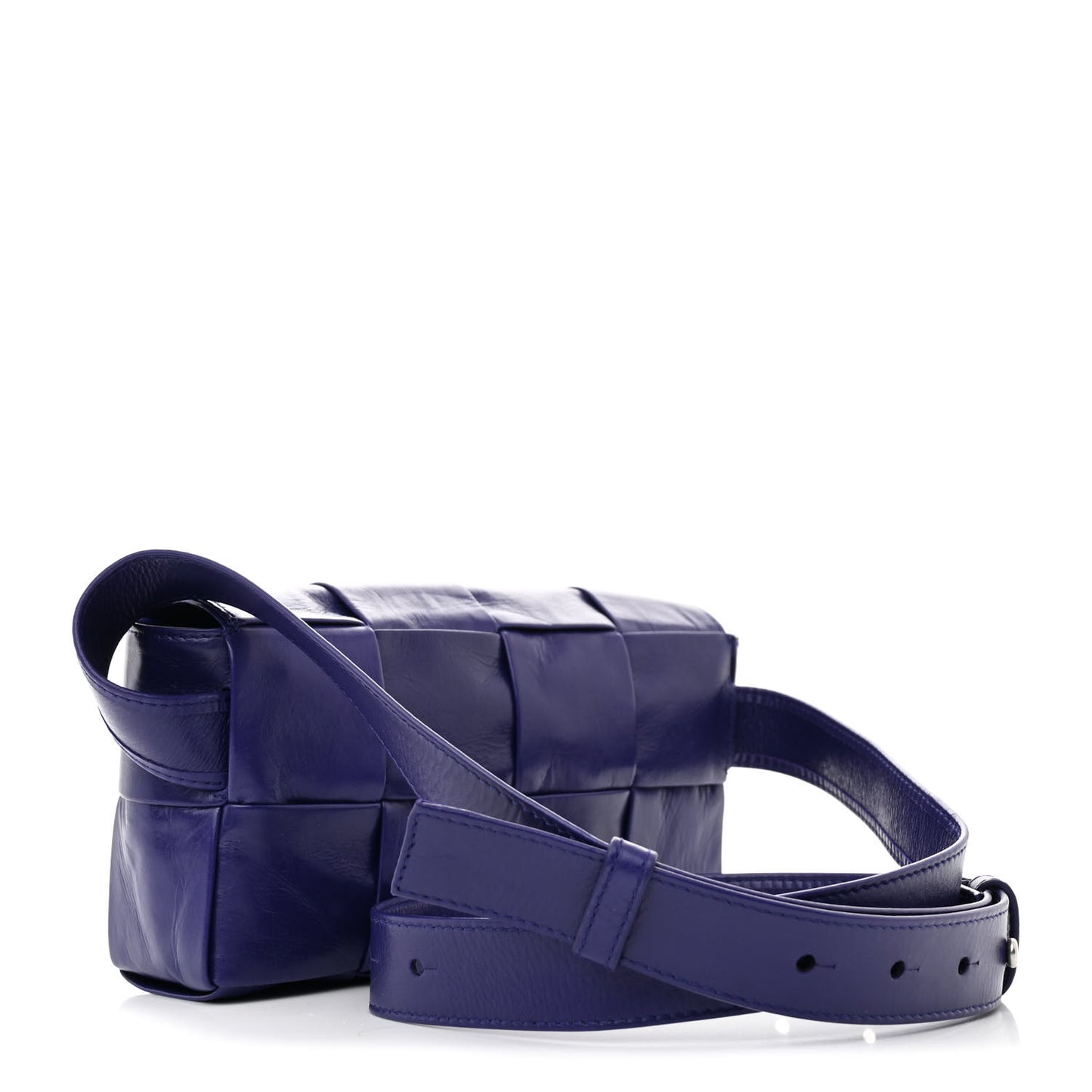 Paper Calfskin Maxi Intreccio Cassette Belt Bag Unicorn