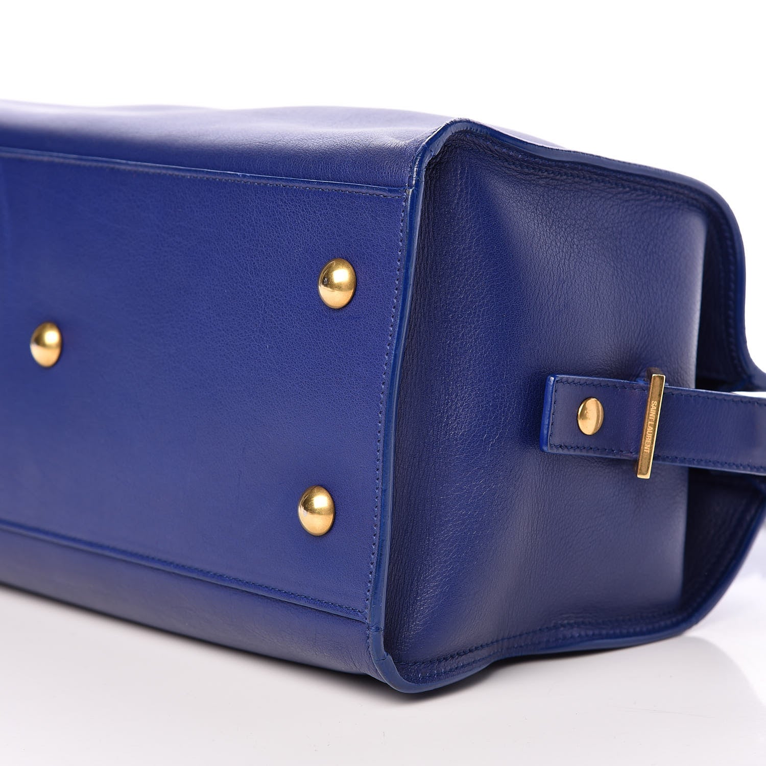 Saint Laurent Calfskin Small Classic Y Cabas Royal Blue 7 of 10