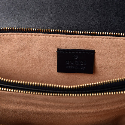 Gucci Crystal Monogram Plutone Calfskin Web Ophidia Flap Messenger Bag Straw Yellow Blue 6 of 13