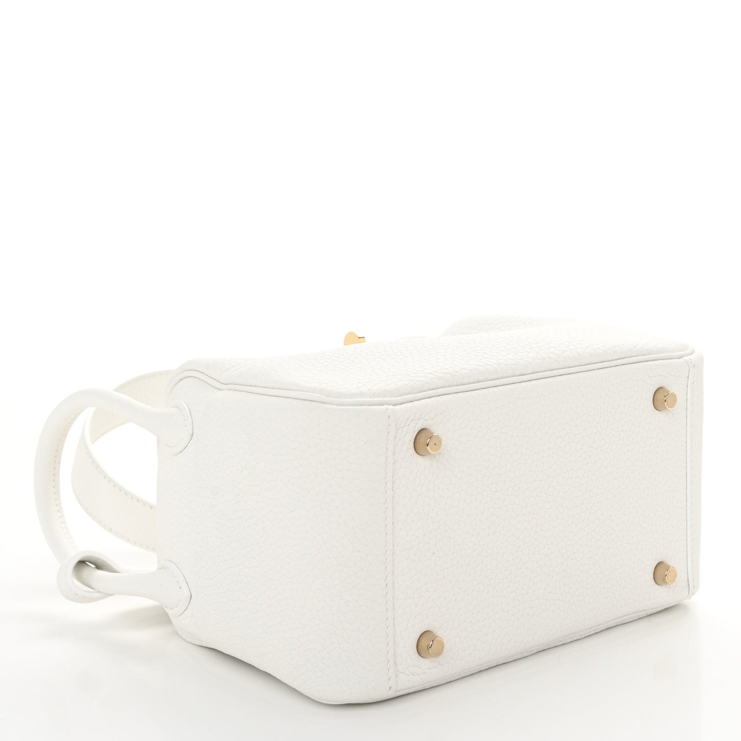 Taurillon Clemence Mini Lindy 20 New White