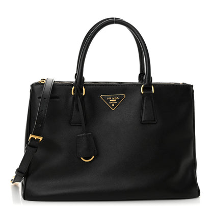 Prada Saffiano Lux Medium Galleria Double Zip Tote Black 1 of 14