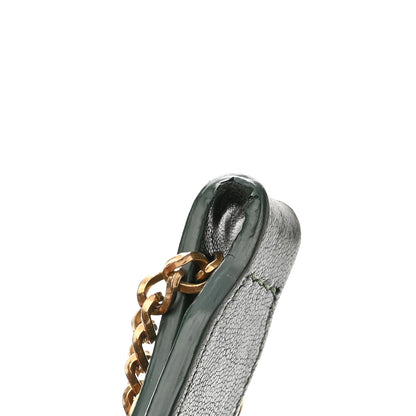 Lanvin Lambskin Quilted Medium Sugar Flap Shoulder Bag Bottle Green 12 of 14