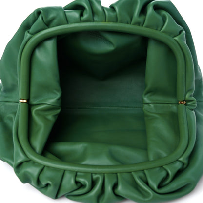 Bottega Veneta Smooth Butter Calf The Pouch Oversized Clutch Racing Green 5 of 11