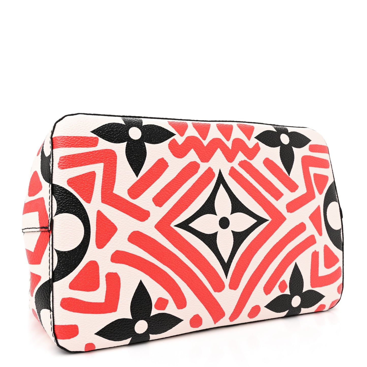 Monogram Giant Crafty NeoNoe MM Creme Rouge Black