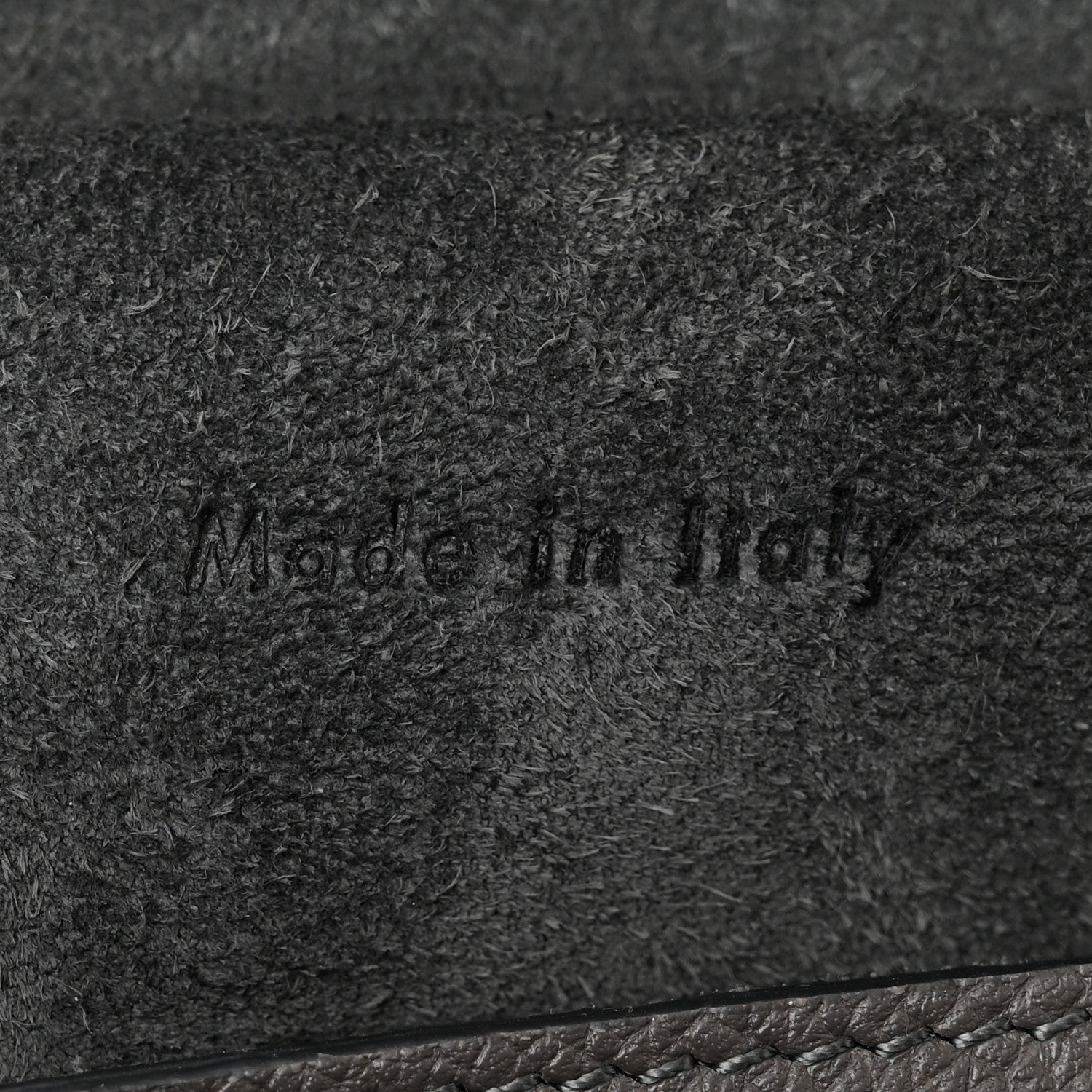 Celine Grained Calfskin Micro Belt Bag Grey 7 of 12