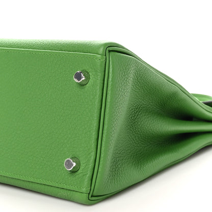 Hermes Togo Kelly Retourne 28 Vert Yucca 10 of 11