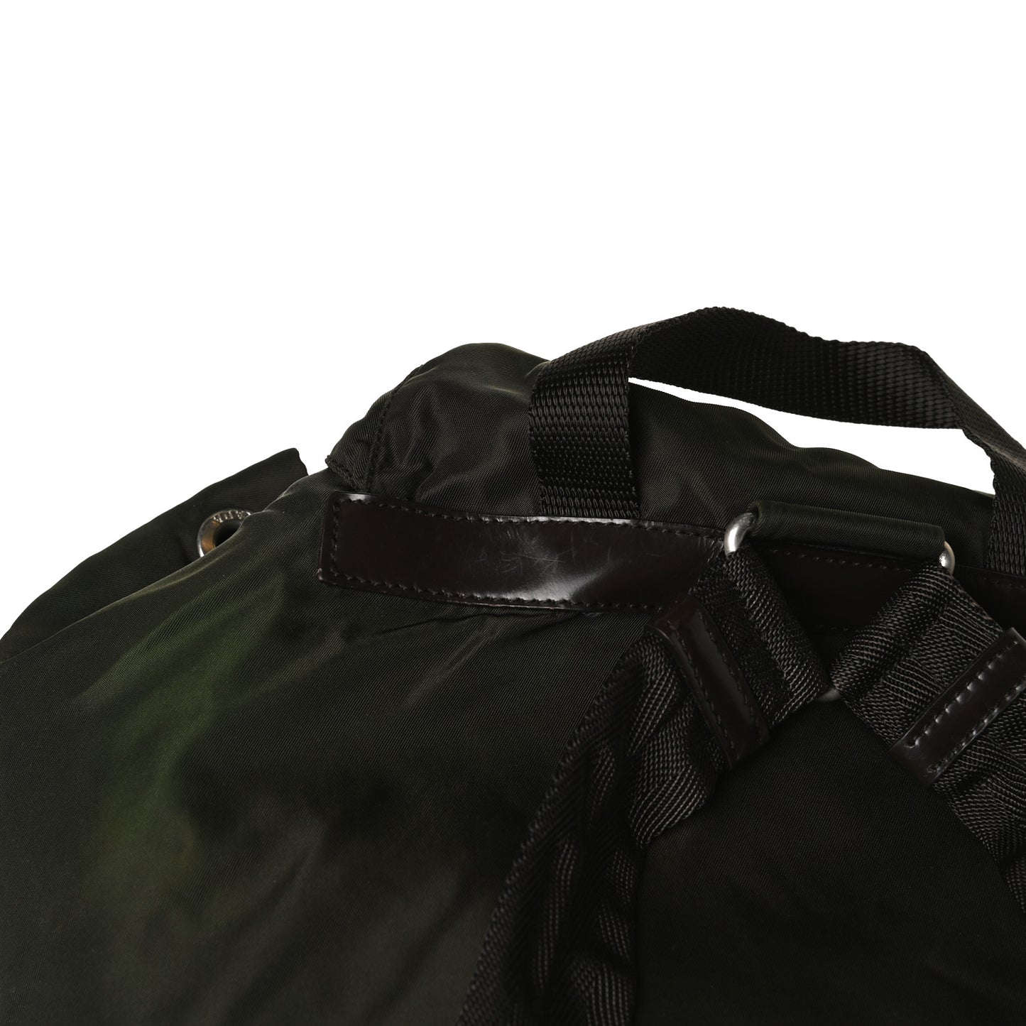 Nylon Vela Large Backpack Green