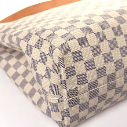 Louis Vuitton Damier Azur Graceful MM Rose Ballerine 11 of 14