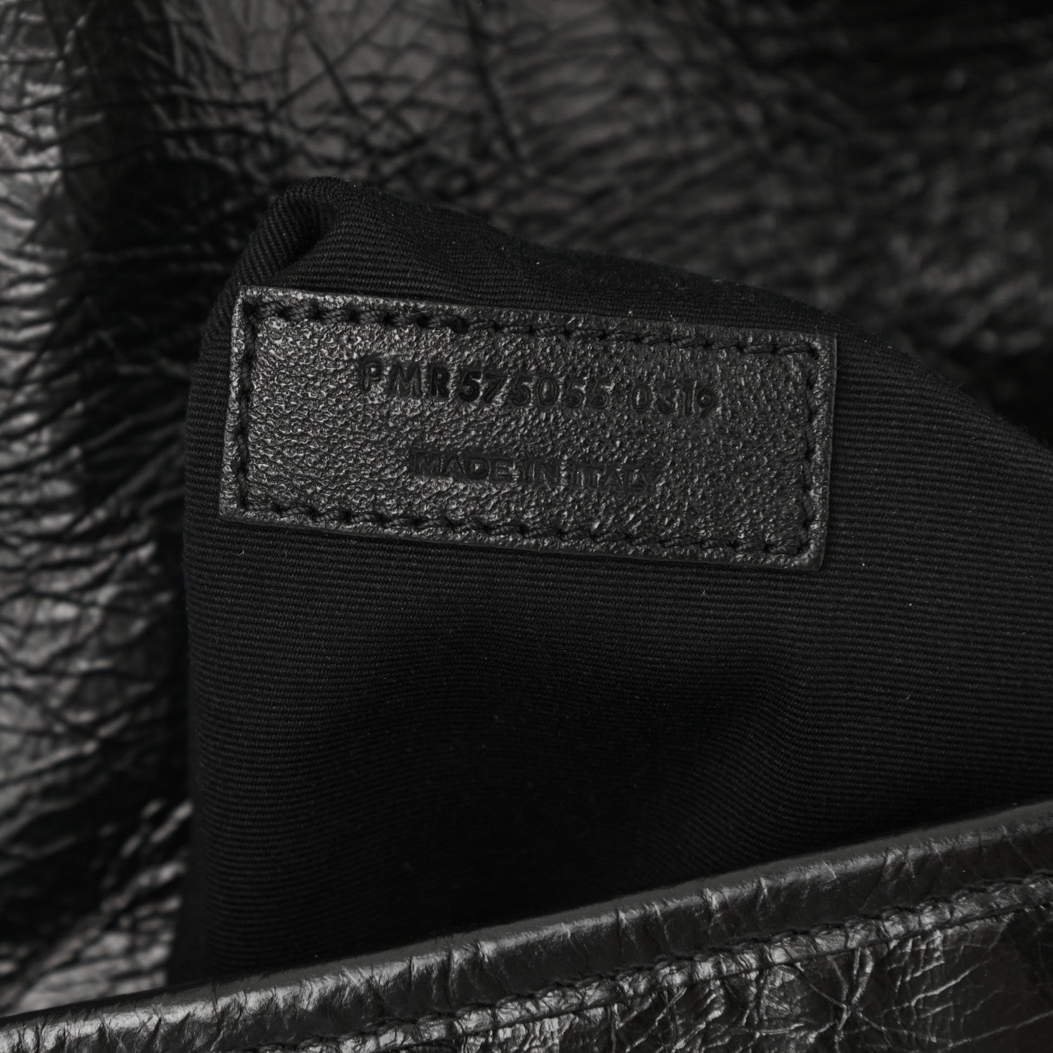 Saint Laurent Crinkled Calfskin Matelasse Monogram Medium Niki Chain Satchel Black 8 of 9