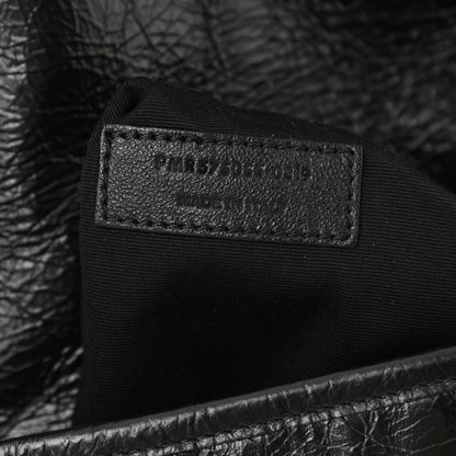 Saint Laurent Crinkled Calfskin Matelasse Monogram Medium Niki Chain Satchel Black 8 of 9