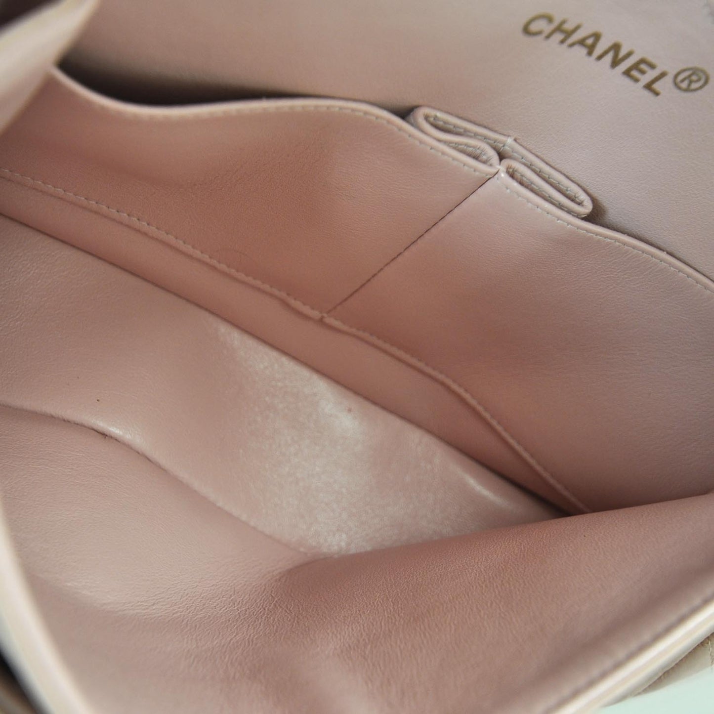 Lambskin Medium Double Flap Pink GHW