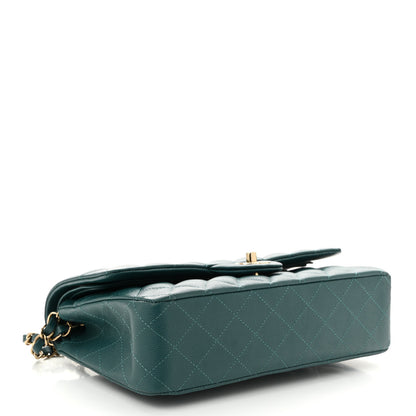 Chanel Caviar Quilted Medium Double Flap Dark Green 4 of 10