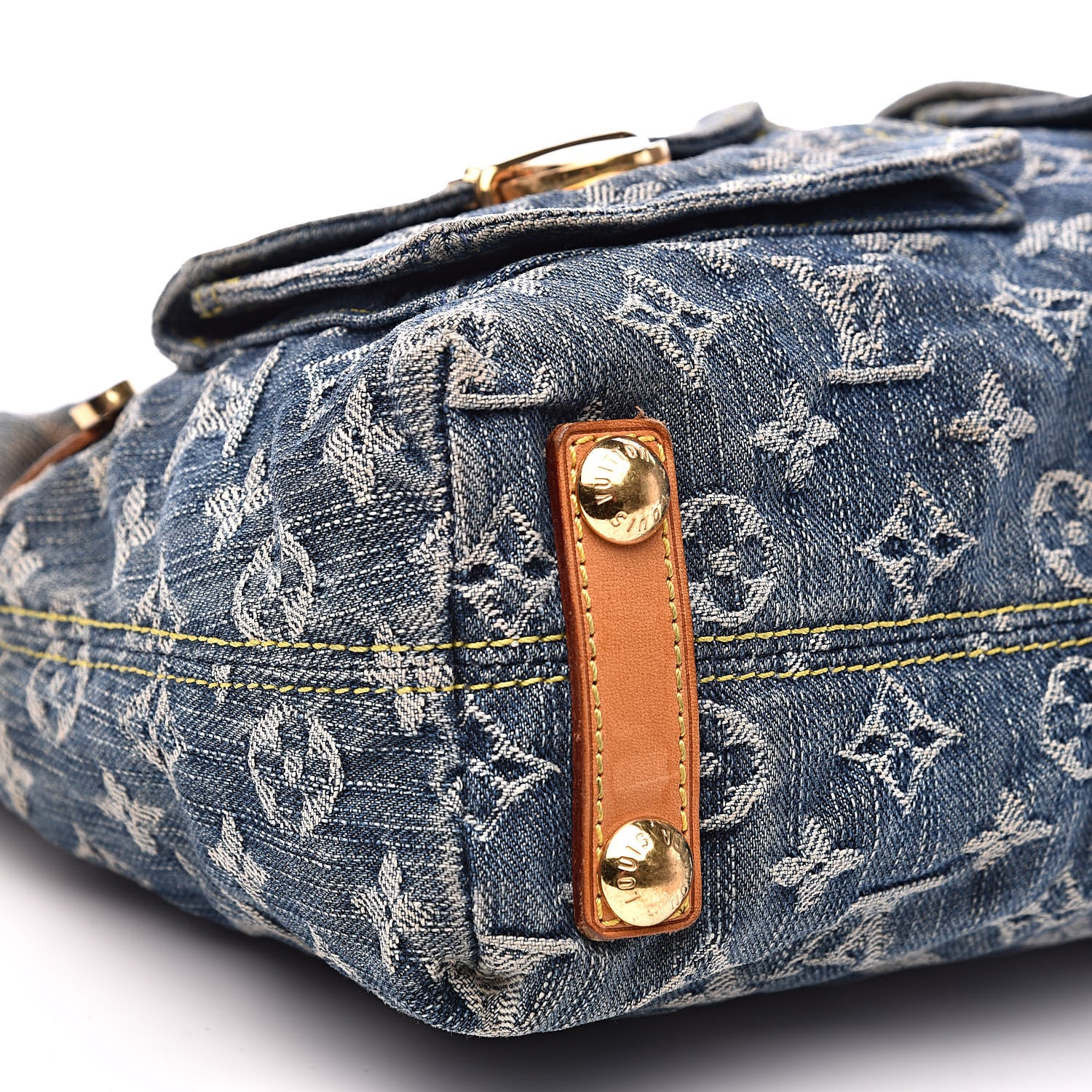 Louis Vuitton Monogram Denim Baggy PM Blue 8 of 15