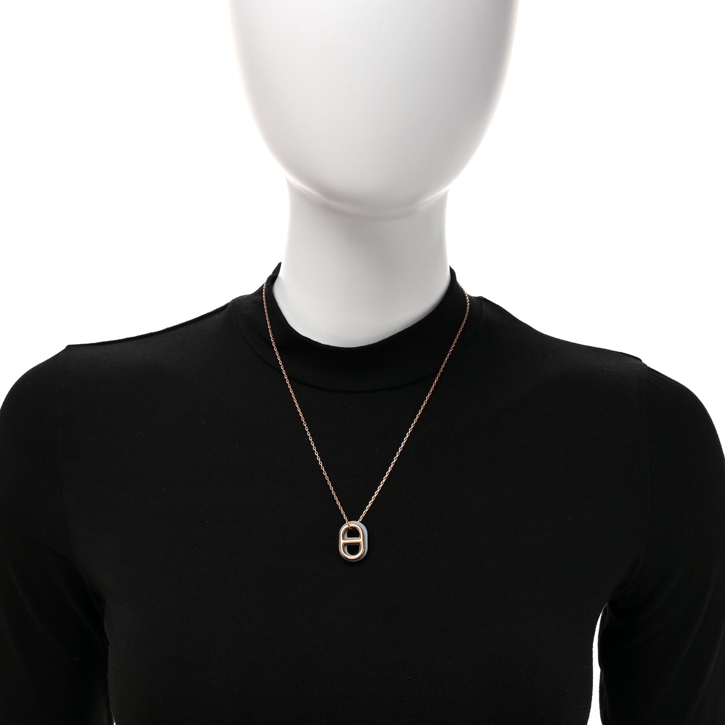 Swift O'Maillon Pendant Necklace Bleu Lin