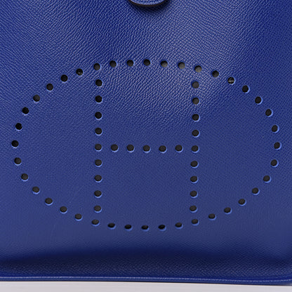 Hermes Epsom Evelyne III PM Bleu Electrique 9 of 13