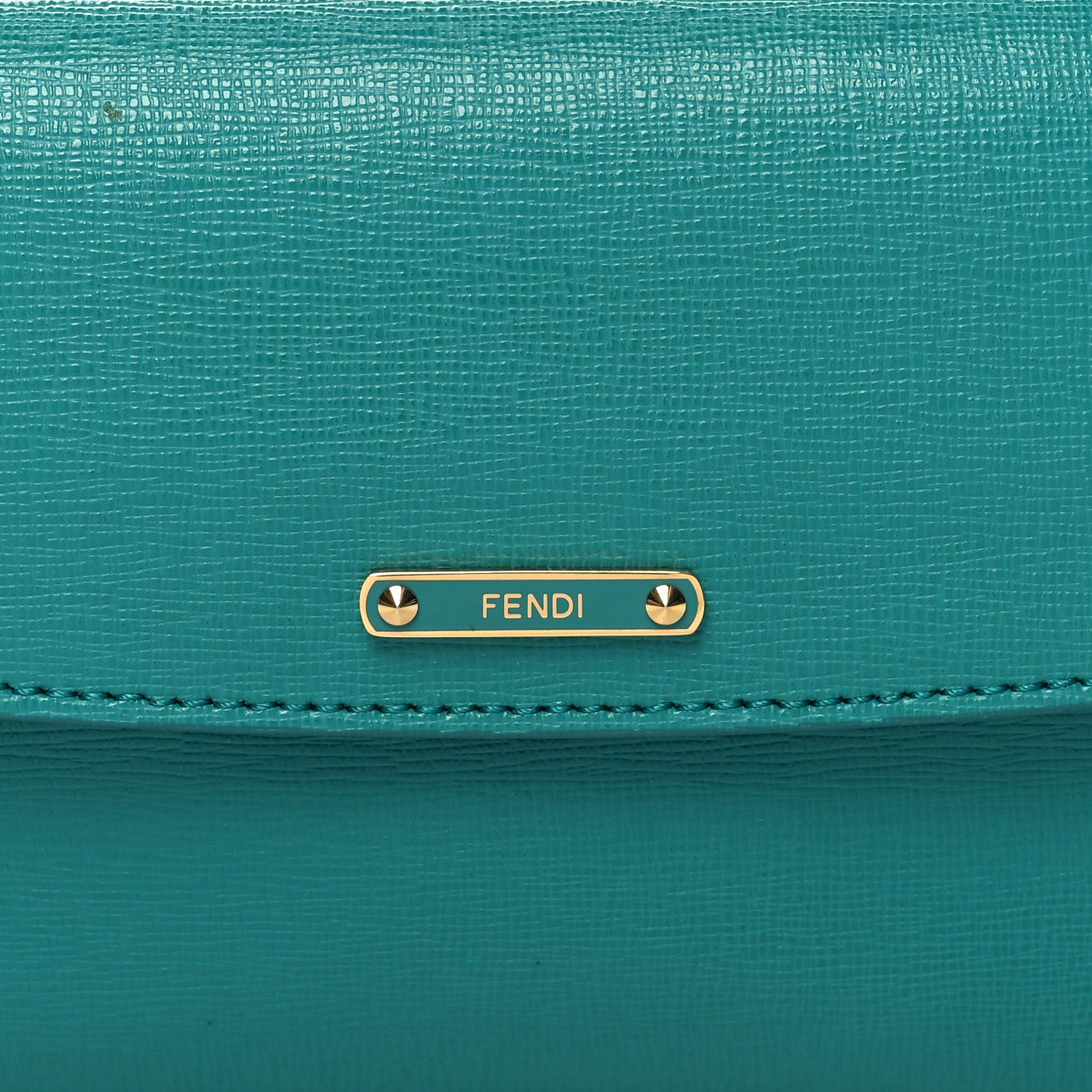 Fendi Vitello Elite Flap Crossbody Lago 8 of 10