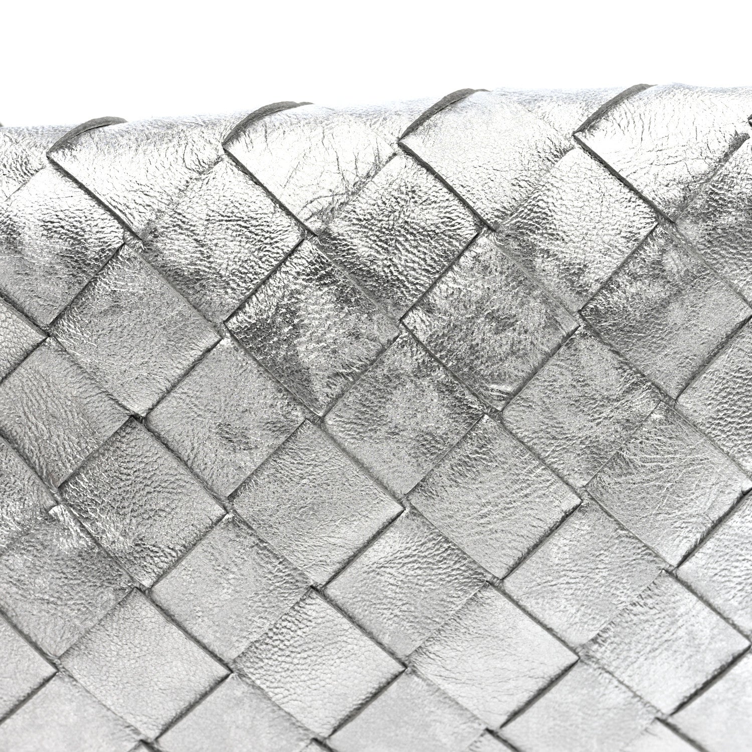 Bottega Veneta Metallic Nappa Intrecciato Mini Jodie Silver 7 of 9