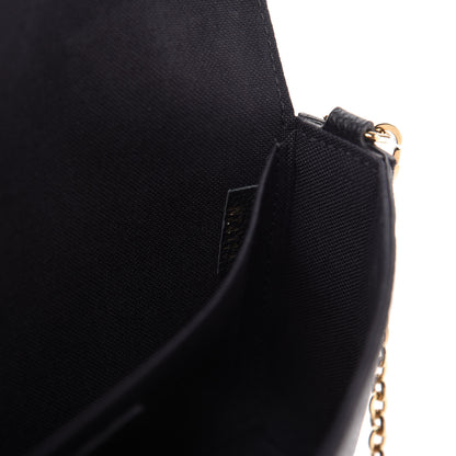 Louis Vuitton Empreinte Pochette Felicie Chain Wallet Black 10 of 11