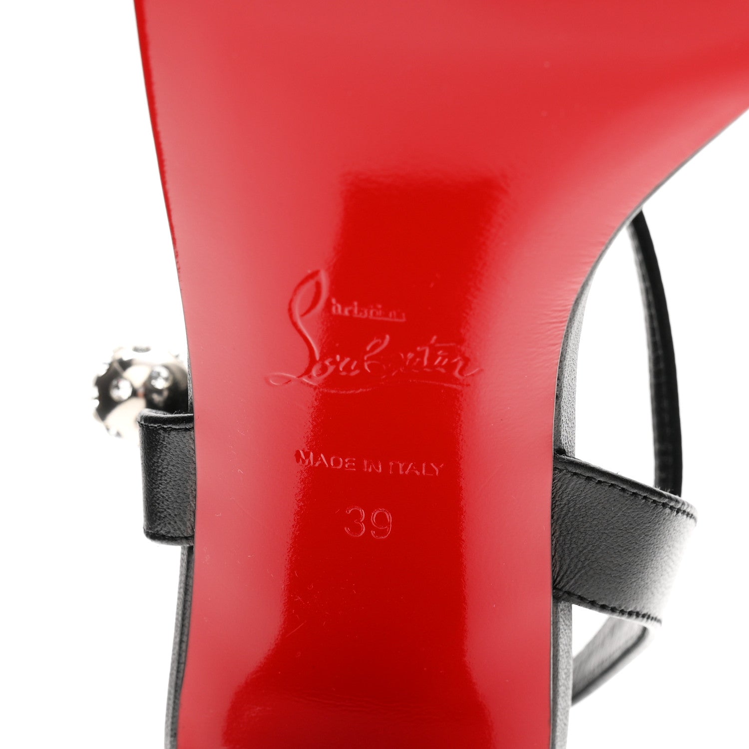 Christian Louboutin Nappa Atmospheria 85 Sandals 39 Black 7 of 9