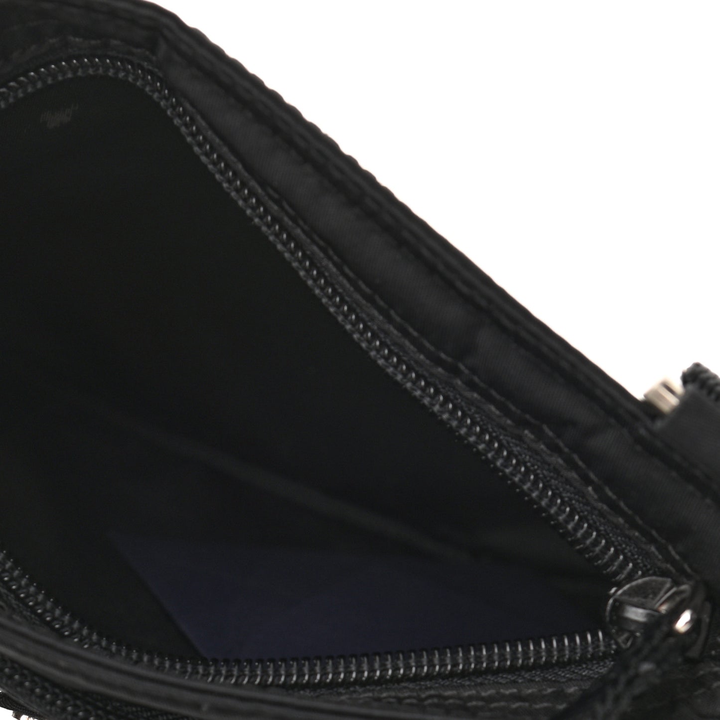 Nylon Vela Flat Messenger Bag Black