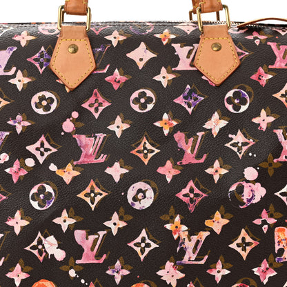 Louis Vuitton Watercolor Aquarelle Speedy 35 Brown 7 of 9