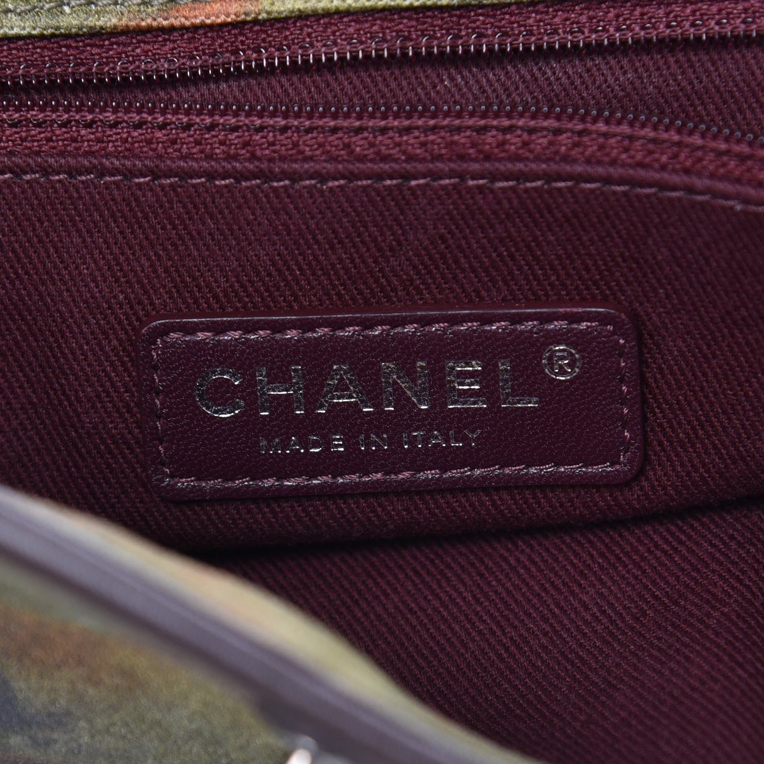 Chanel Washed Toile Graffiti On The Pavements Messenger Khaki Multicolor 6 of 7
