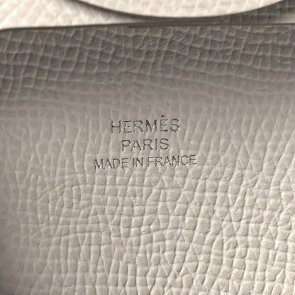 Hermes Epsom Bastia Coin Purse Mushroom 6 of 8