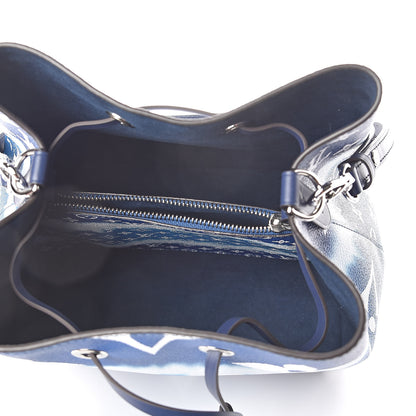 Louis Vuitton Monogram Escale Neonoe MM Blue 5 of 10