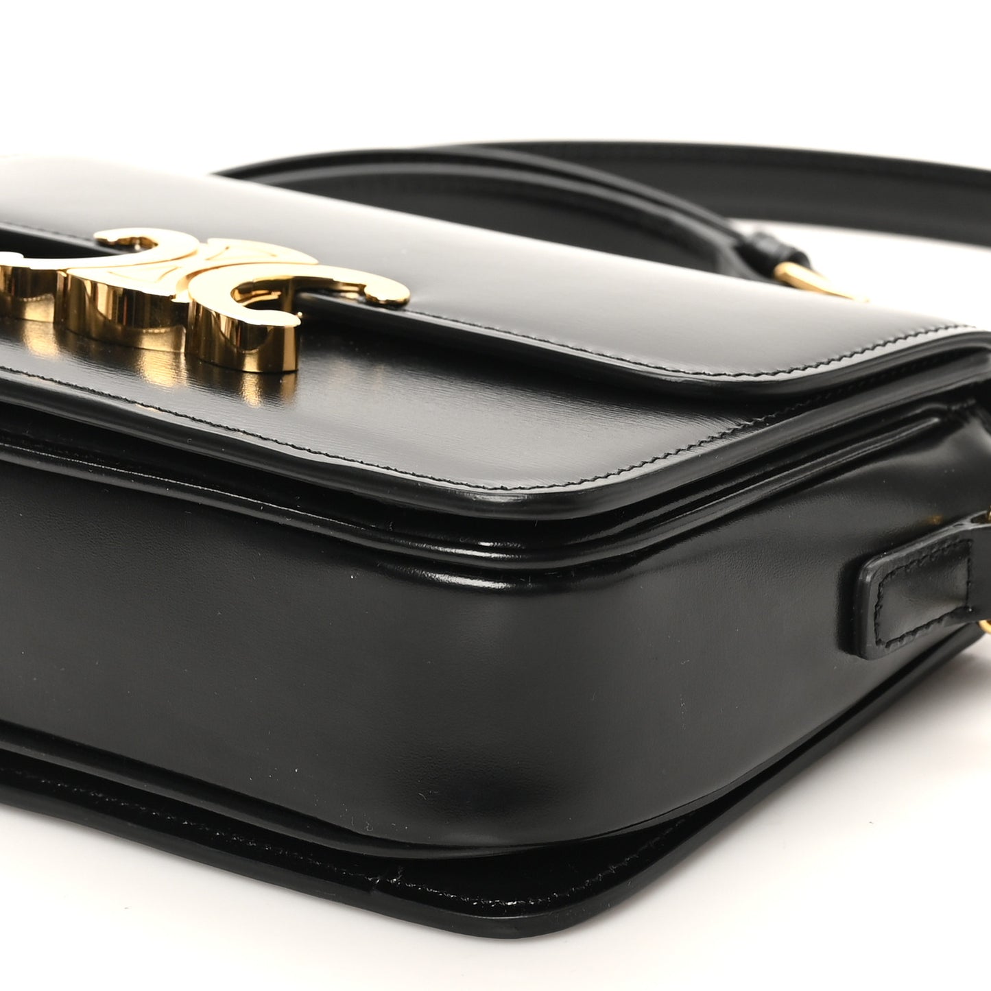 Shiny Calfskin Teen Triomphe Black