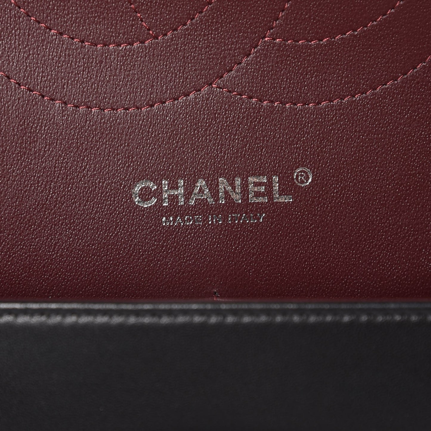Lambskin Quilted Jumbo Double Flap Black