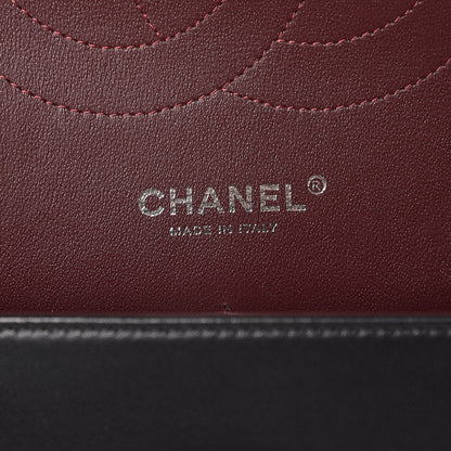 Chanel Lambskin Quilted Jumbo Double Flap Black 7 of 10