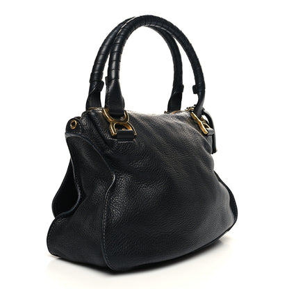 Chloe Calfskin Medium Marcie Satchel Black 2 of 12