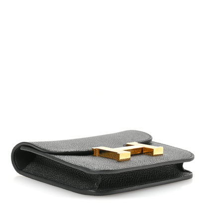 Hermes Epsom Constance Slim Wallet Black 5 of 9