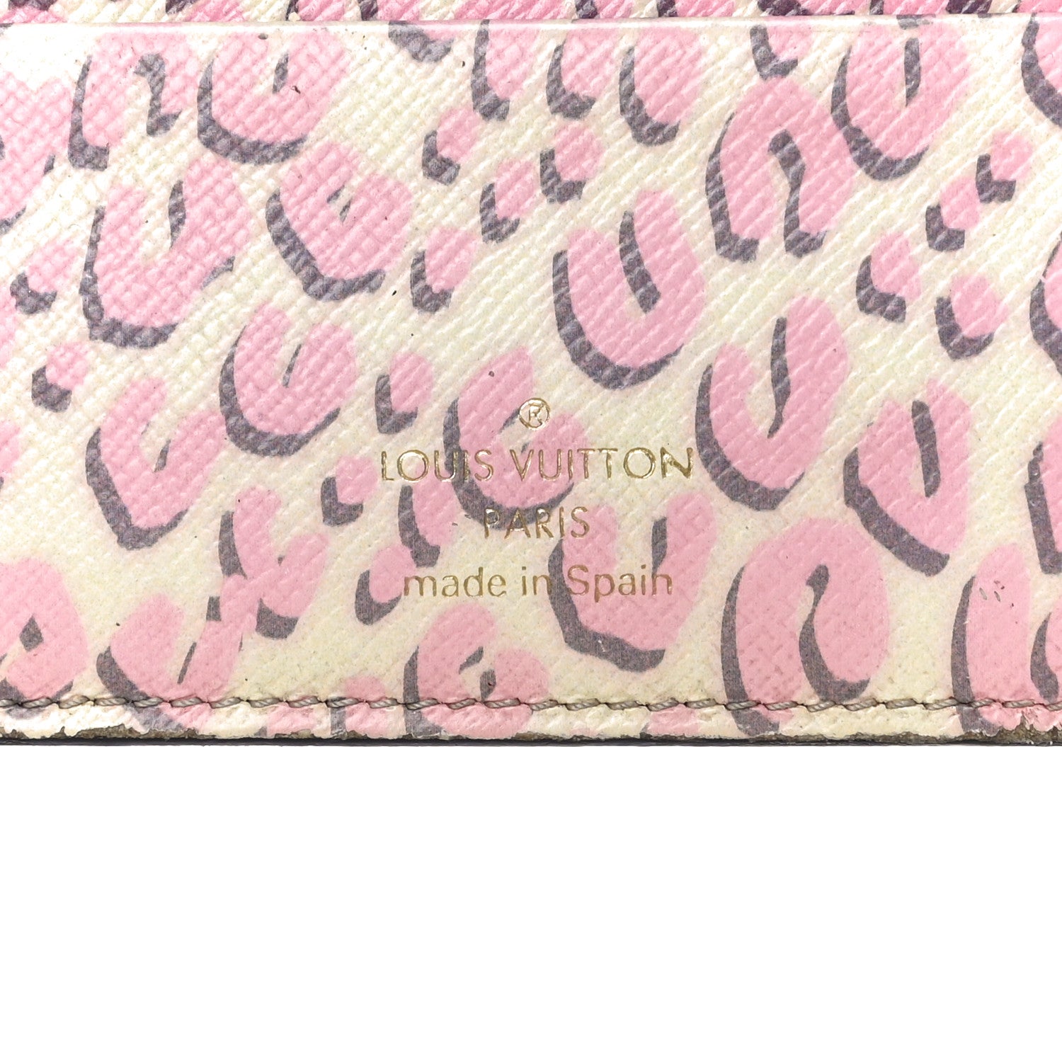 Louis Vuitton Monogram Leopard Insolite Wallet Blanc Corail 6 of 13
