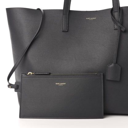 Saint Laurent Calfskin Large Shopping Tote Asphalt 11 of 13