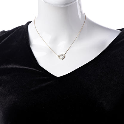 Cartier 18K Pink Yellow White Gold Diamond Trinity Heart Paved Pendant Necklace 2 of 7