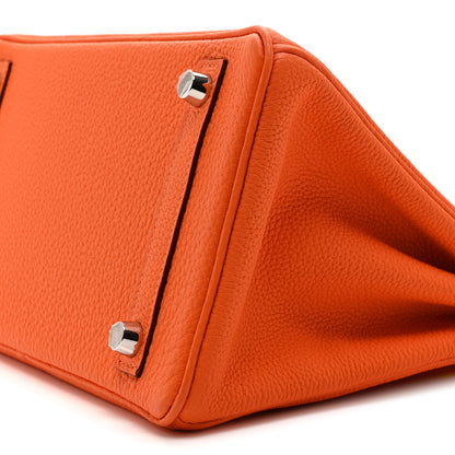 Hermes Togo Birkin 25  Orange Minium 10 of 11