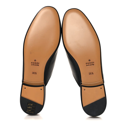 Gucci Calfskin Womens Princetown Slippers 36.5 Black 6 of 11
