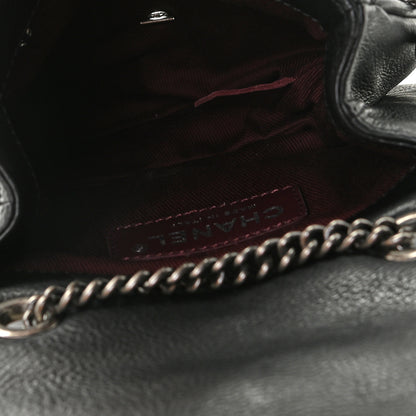Chanel Calfskin Quilted Coco Sporran Small Tassel Flap Black 8 of 10