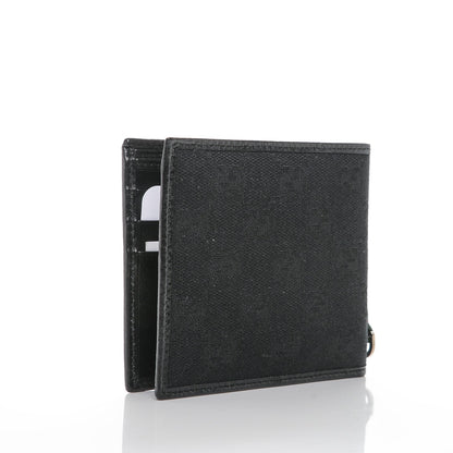 Gucci Mens Monogram Bi-Fold Wallet Black 3 of 6