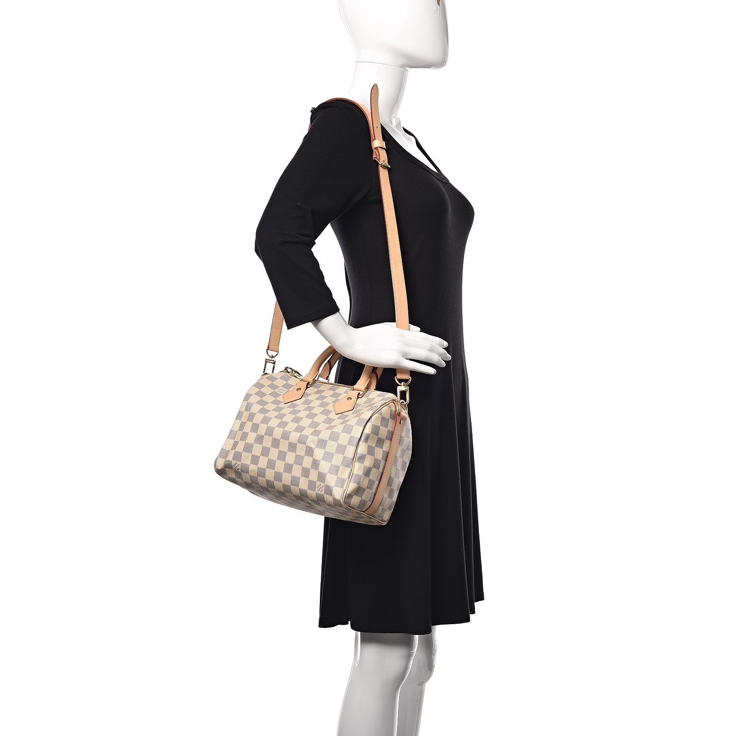Louis Vuitton Damier Azur Speedy Bandouliere 25 2 of 10