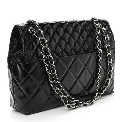 Chanel Vinyl Quilted In The Business Flap Bag Black 3 of 11