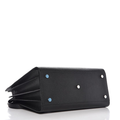 Saint Laurent Grained Calfskin Small Sac De Jour Black 5 of 8